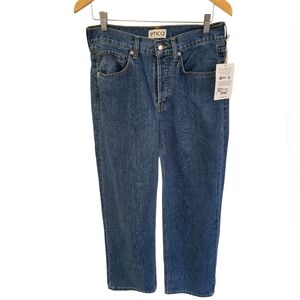NWT ETICA Stanton Fistral Relaxed Wide Leg Blue Jeans Size 27